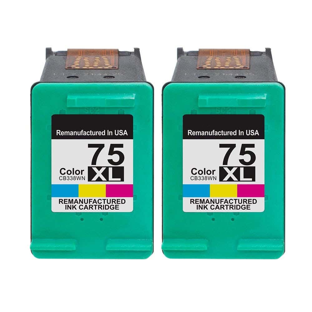 HP 75XL (CB338WN) Color High-Yield - Carrot Ink
